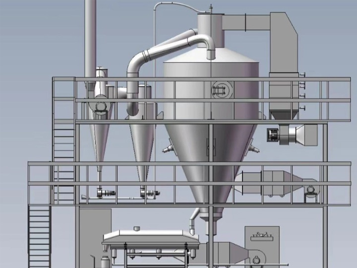 上排風噴霧造粒幹燥機